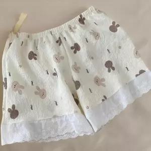 [신상오픈런]여성 하트무늬 레이스 반바지 홈웨어 파자마 (39187209)