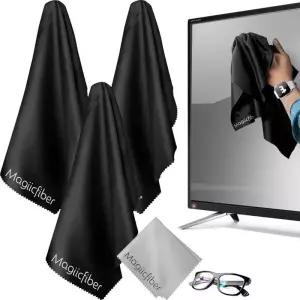 차량용락카 MagiicFiber 초대형 마이크로파이버 청소용 천 TV 화면 윈도우 안경 렌즈 VR 모니터용 프리미엄