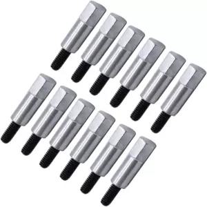 밸브 커버 볼트 12pcs 크롬 자동 세트 장착 - FORD 289 302 351W