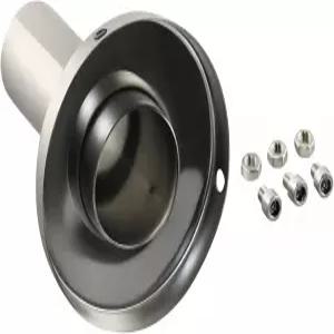 MGSTORM 3인치 배기 머플러 팁 자동차 SUV 트럭용 범용 탈착식 소음기 76mm 스테인리스 원형