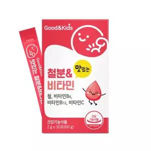 내츄럴플러스 굿앤키즈 맛있는 철분 비타민 30포