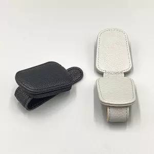 자석 가죽 차량용 선글라스 거치대 안경 차량 안경집 자동차 케이스 차 걸이 클립 선바이저 보관 카드 홀더