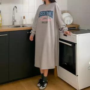 루즈핏 편안한 여성 워싱챔피온 롱원피스