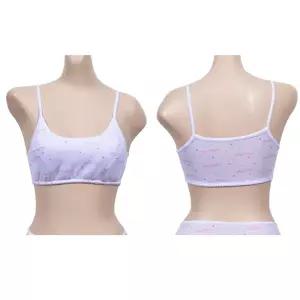 하트무늬 주니어 탑브라 끈나시 A컵