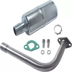 혼다 GX160 GX200용 머플러 포함 배기 파이프 헤더 프레데터 212cc 196cc 콜먼 미니바이크 CT200U 및