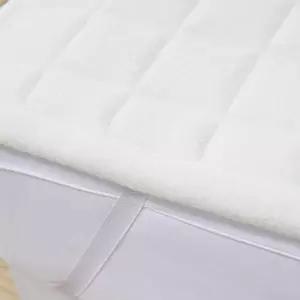 국내생산 코지 양털 10mm 극세사 밴딩 카페트 겸 패드 밴딩 패드 Q