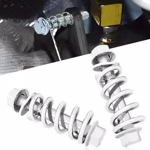 HHZL 2Pcs 배기 제어 밸브 매니폴드 볼트 및 너트 키트 시스템 교체 자동차 부품 범용 장착 환기