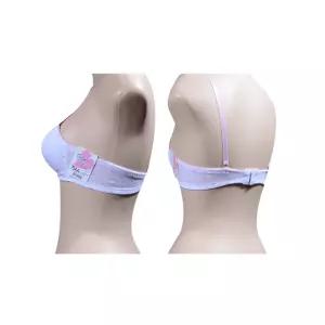 끈탈부착 핑크하트 주니어2단계브라 AA컵