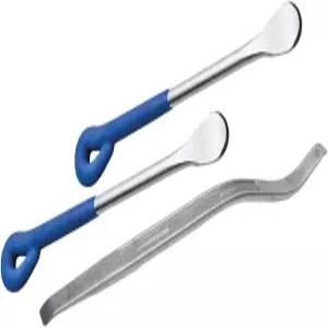 터스크 타이어 언 키트 - 튼튼한 스틸 레버 세트(휴대용 가방 포함) 오토바이 더트 바이크 UTV ATV 교체