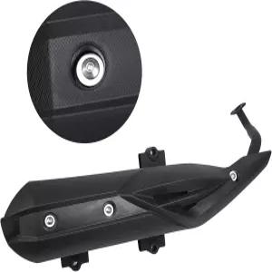 중국산 GY6 스쿠터 모페드 탱크 150cc 200cc와 호환되는 중철 소재의 민호 모터사이클 배기 머플러