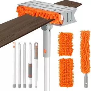 파라폭스 천장 선풍기 클리너 더스터 72피트/6피트 확장 극 블레이드 고천장 선풍기용 재사용 가능한 청소