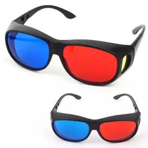 3d 입체 안경 고글형 적청안경 쓰리디안경 3d영상 3d안경