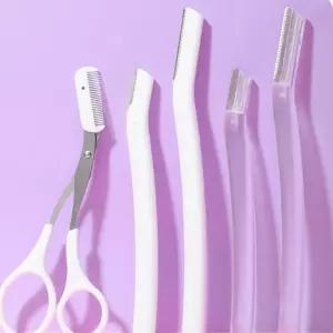 눈썹정리 여자 얼굴 면도 잔털제거 눈썹관리도구 세트 눈썹칼