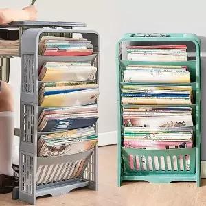 [하프클럽/셀러허브]다용도 미니책꽂이 문구 책 파일 책상정리 틈새수납