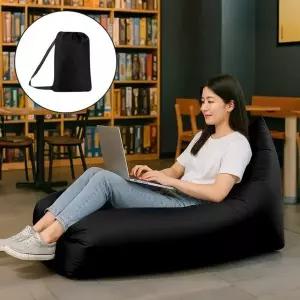 [콩심팥심]빈백 쿠션 아웃도어 실내 1인용 해먹의자 캠핑 에어소파 4컬러