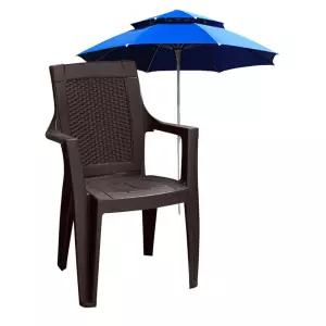 포장마자 야외용 의자 플라스틱 행사 파라솔 편의점 낮은의자 캠핑 라탄