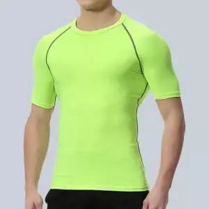 헬스머슬핏티셔츠 기능성 운동복 남자 쫄티 스포츠 웨어 라운드 반팔티
