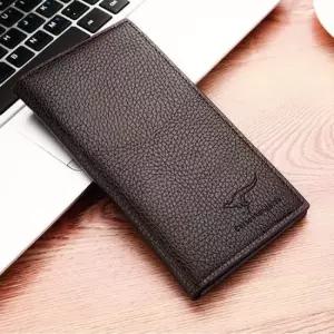 파우치장지갑 용돈지갑 가죽장지갑 남성 손지갑 돈들어오는지갑
