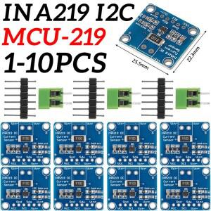 MCU-219 INA219 I2C IIC 제로 드리프트 양방향 전류 전력 모니터링 센서 모듈 브레이크 아웃