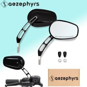 바이크 오토바이 핸들 바 거울 할리 투어링 스포츠스터 아이언 1200 883 소프테일 일렉트라 글라이드 스트