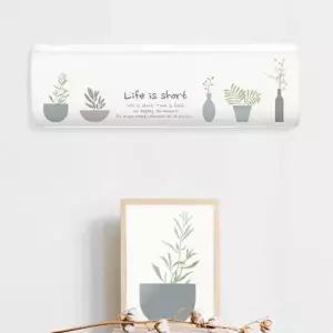 12색 1개 소형 벽 걸이 에어컨 커버 먼지 방지 덮개 카바 가리개 방