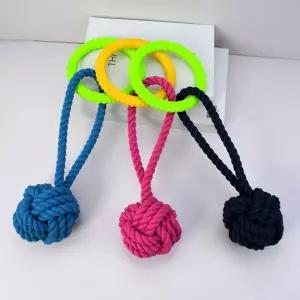 [셀러에이드]터그놀이 로프 강아지 장난감 애견 용품 훈련 대형견 중형견
