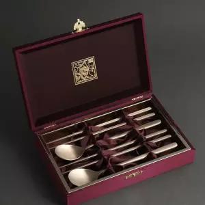 국산 건강 방짜유기수저 2인용 선물 어르신 방짜 부모 어버이날