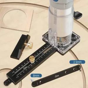 트리머 목공 조각기 아크릴 목재 라우터 재단기 전동 홈파기 가이드