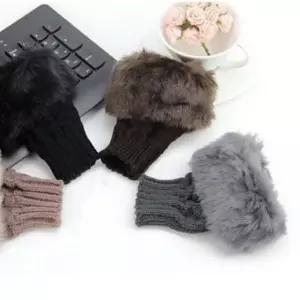 따뜻한 인조토끼털 핸드워머 암 겨울팔토시 여름 발목 면