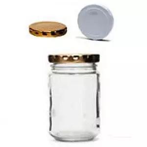 유리병 HA200(200ml) (58mm화이트뚜껑) 밀폐용기