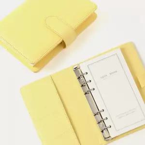 만년다이어리 가죽커버다이어리 레몬 유선노트 업무용다이어리 다이어리