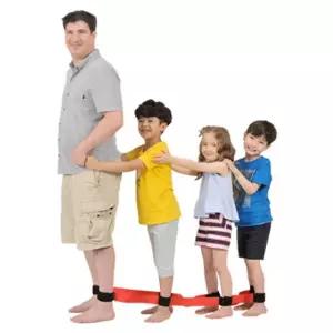 키즈 체육 운동 놀이 교구 지네발 릴레이게임 4인용 용품 유치원 유아