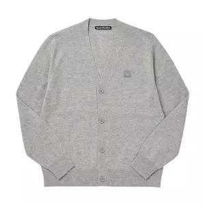 [롯데백화점]아크네스튜디오 C60038 LIGHT GREY MELANGE 공용 가디건