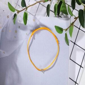 [릴리아] 골든하트 매듭 실팔찌 실발찌 길이조절 가능 데일리 끈팔찌 발찌 우정팔찌발찌 소원팔찌발찌