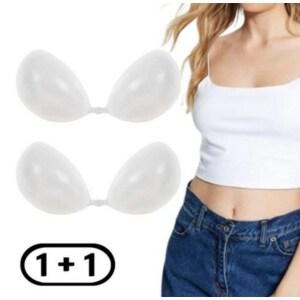 블랭크몰 투명 실리콘 누드브라 웨딩 누브라 1+1