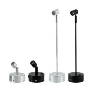 미니 스포트라이트 무선 핀조명 충전식/실버/높이10cm 3W 백색광 진열장 램프 충전식