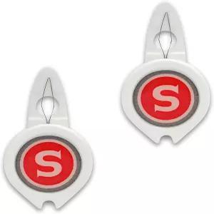 실 커터가 내장된 SINGER 바느질 바늘 실타래 2개 세트