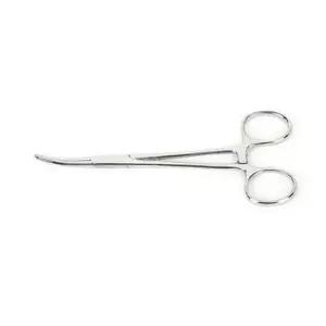 반려동물 귀털 다듬기 귀청소 겸자가위 곡선형 1개 강아지미용가위 애견미용가위