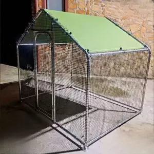 야외 농가 철망 가축 집 조립식 토끼 사육장 양계장 하우스 케이지 닭장 대형
