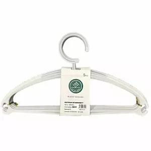 돌기실리콘 VHA947O3 어깨뿔방지 논슬립 멀티옷걸이5p 1세트