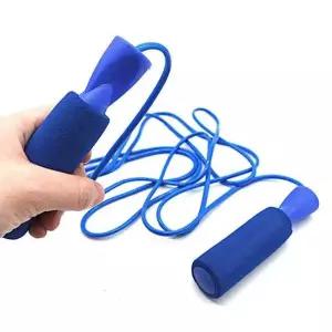 스펀지 그립 줄넘기 블루 컬러스펀지 운동용품 그립