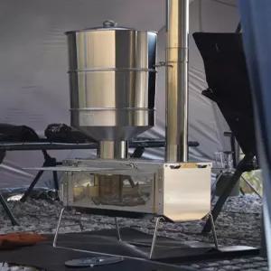 화목 난로 펠렛 난방 스토브 우드버너 실내용 야외 힐링 벽걸이 원목 연소 보일러