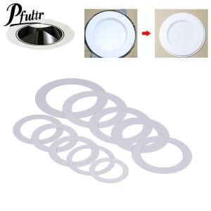 1Pcs LED 스포트라이트 통 O 링 흰색 전등 갓 어댑터 숨겨진 스페이서 심 와셔 라이트 스탠드 확장 가스켓