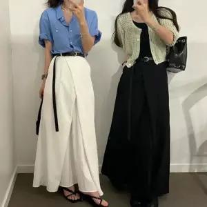 [다잇템] 여자 찰랑이는 후레아 랩패턴 MAXI 폴리 롱스커트_24717084_588872