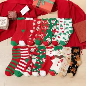 크리스마스 양말 선물용 산타 캐릭터