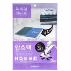 의류용 LZH054J4 압축팩 2매 60x90 의류압축기 여행용압축팩 여