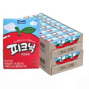 [셀러허브]매일 피크닉 사과 200ml 48개 (S46834609)