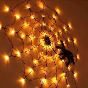 할로윈 거미줄 조명 70구 인테리어 할로윈 장식 소품 디자인 파티