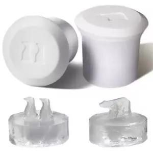 2개세트 곰 펭귄 얼음틀 실리콘 몰드 얼음트레이 아이스몰드 큐브