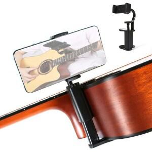 루베이 휴대용 360도 조절 거치대 강력 고정 통기타/우쿨렐레/악보/휴대폰